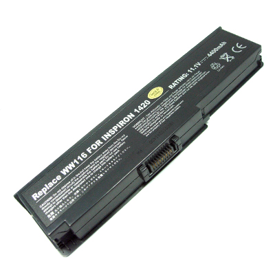 replacement inspiron 1420 battery,4400mAh dell li-ion battery for inspiron 1420 laptop